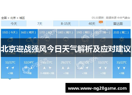 北京迎战强风今日天气解析及应对建议